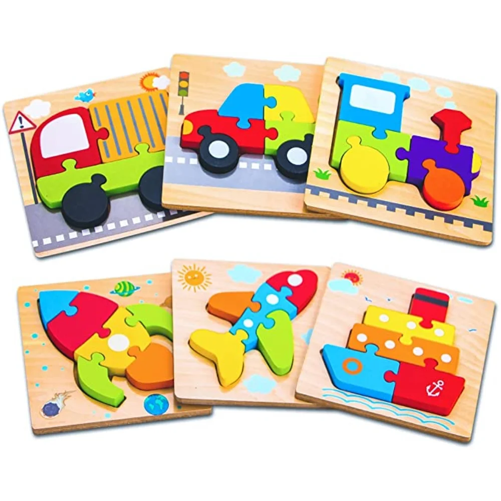 Montessori Color Shapes Learning Puzzles